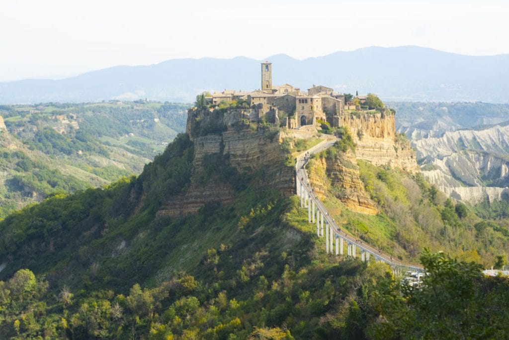 Image: The dying city Civita di Bagnoregio included in the Discover Lazio tour designed by Angela Corrias travel advisor and designer.