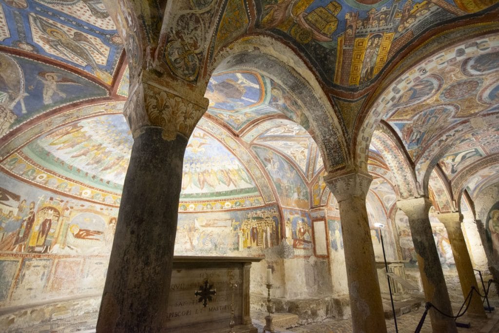 Image: Anagni crypt in the Discover Lazio Tour by Angela Corrias travel designer.
